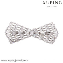 Mini broche color plata de lujo 00015-xuping, preciosas broches de boda para mujeres